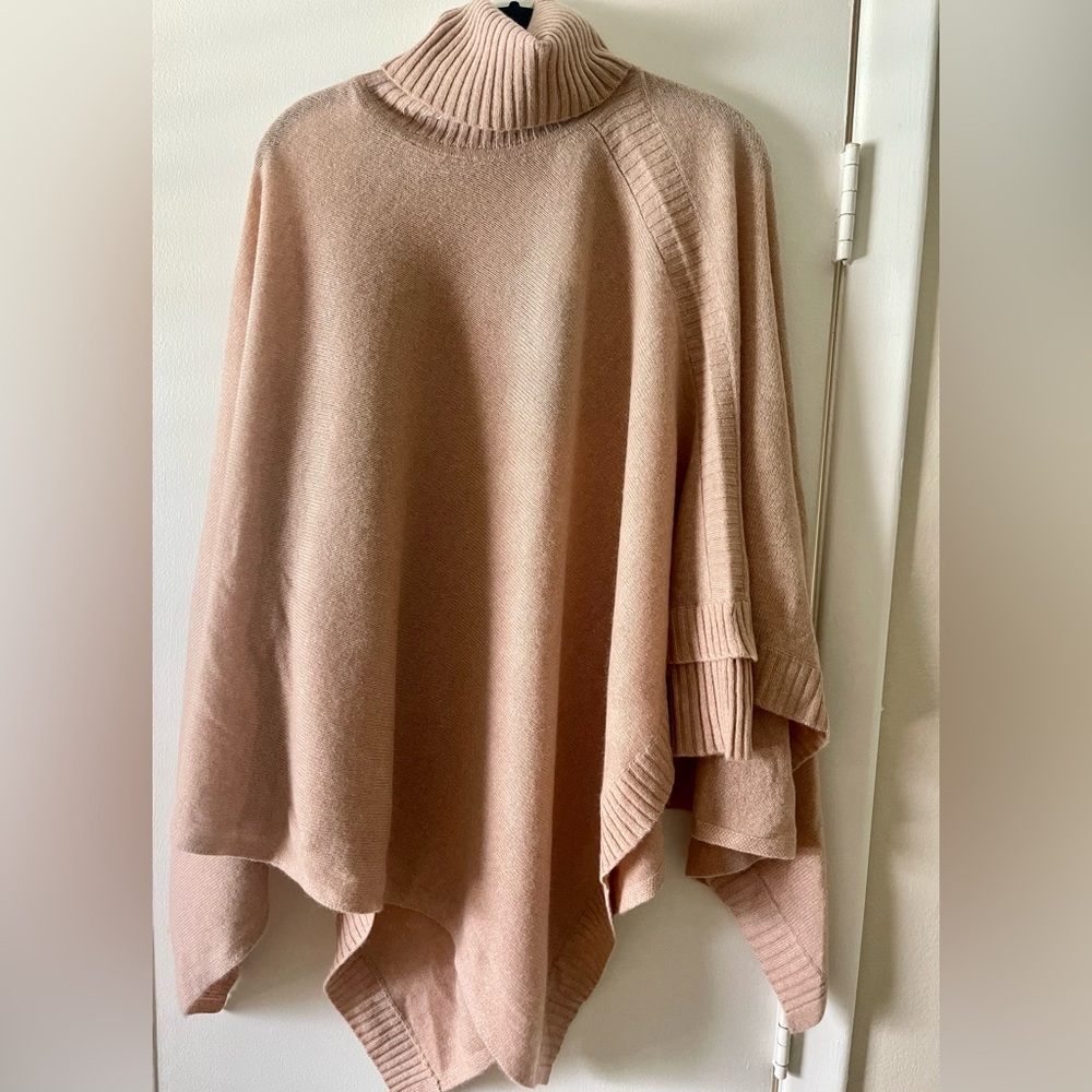 Antonio Melani Jess Sweater Poncho Cashmere Light Camel